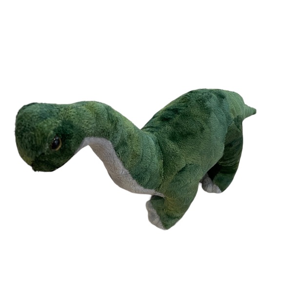 The Petting Zoo Toy BRACHIOSAURUS Dinosaur 14" Stuffed Animal/Plush, Green, GUC - Picture 4 of 9